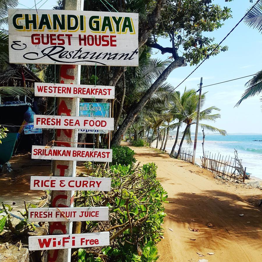 Chandi Gaya Beach Guesthouse Tangalle Bagian luar foto